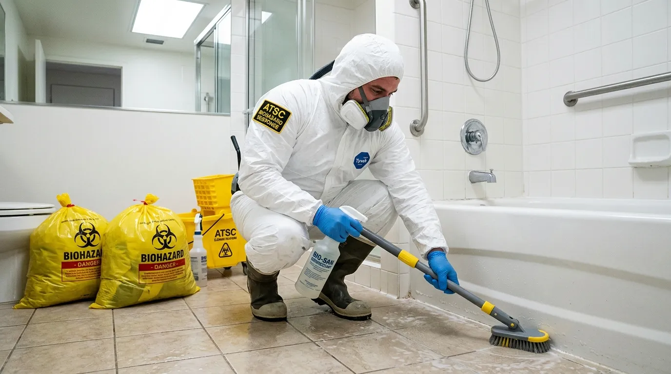 Decontamination equipment deployed for Blood Cleanup in Laconia